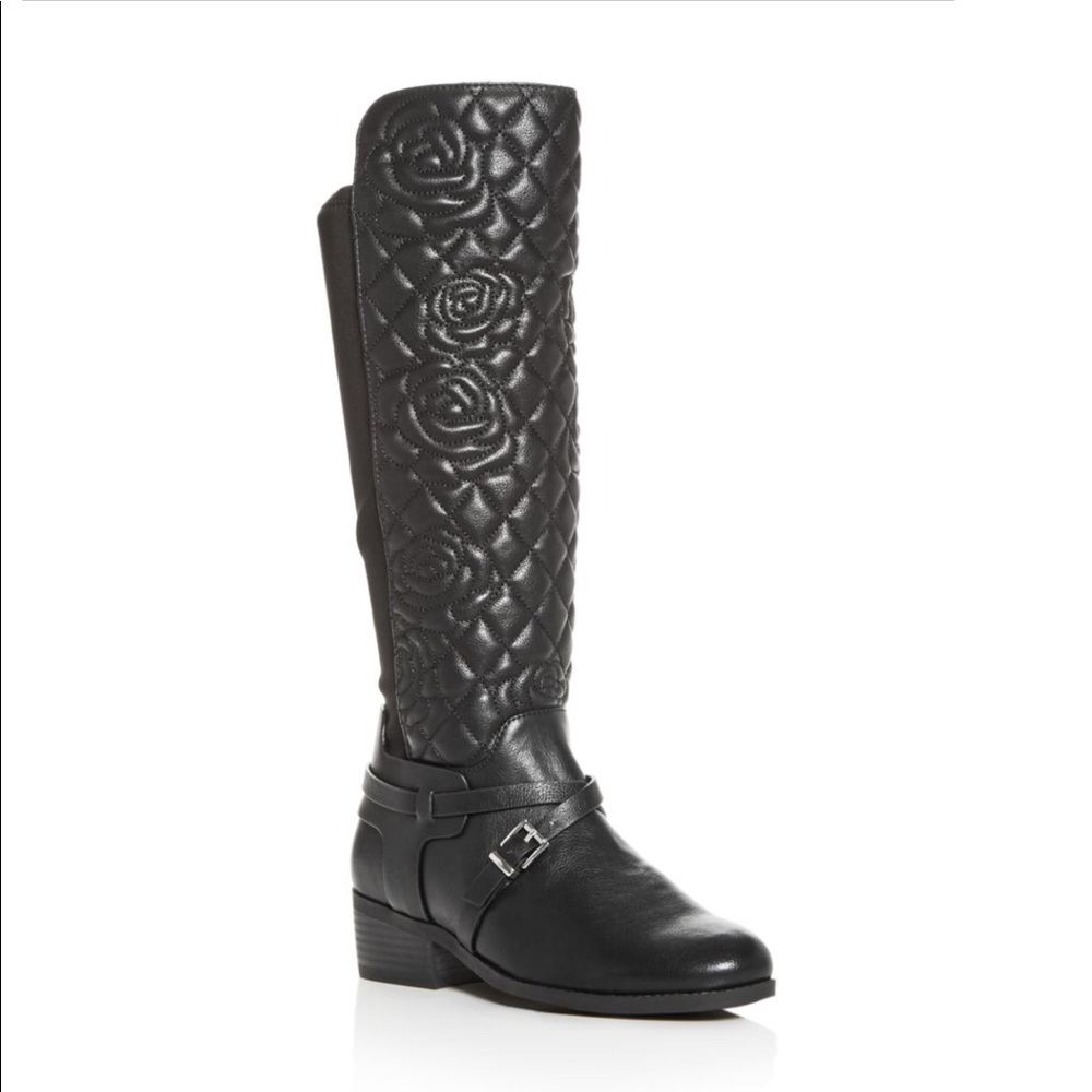 Girls Vince Camuto Baez Floral Quilted Boots